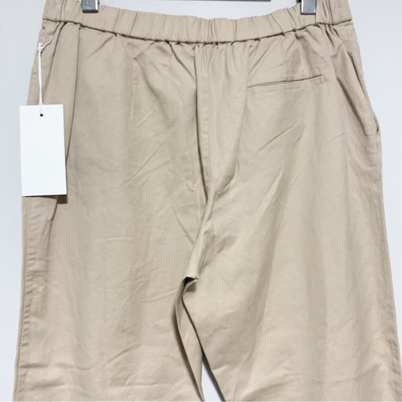 Nwt Hudson North Linen Blend Everyday Taupe Color Pants Size M - Picture 6 of 9